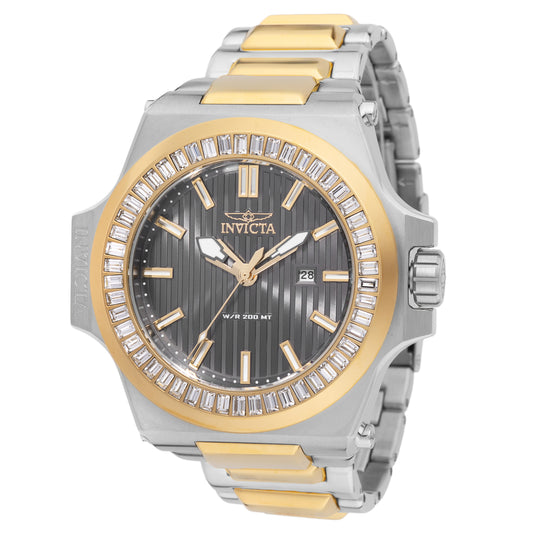 Invicta Men's 58mm Akula Quartz Crystal Accented Two-Tone Bracelet Watch