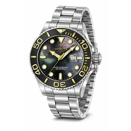 Invicta Men's 52mm Grand Diver Quartz Date MOP Dial Bracelet Watch