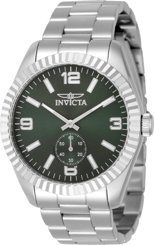Invicta Men's 43mm Specialty Quartz Multifunction Silvertone Bracelet Watch