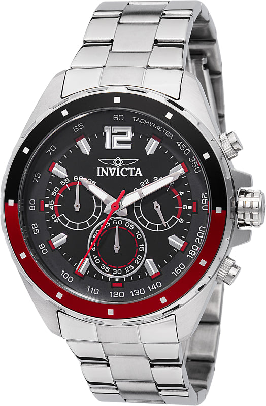 Invicta Men's 44mm Speedway Quartz Chronograph Two-Tone Bezel Bracelet Watch