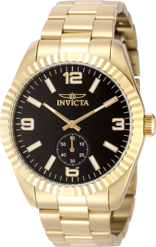 Invicta Men's 43mm Specialty Quartz Multifunction Goldtone Bracelet Watch