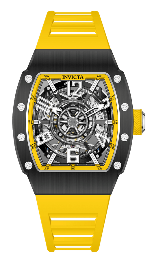 Invicta Men's 43mm S1 Rally Automatic Carbon Fiber Case Color Silicone Strap Watch