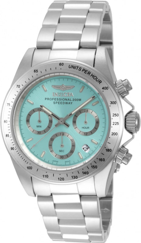 Invicta Men's 39mm Speedway Quartz Light Blue Dial Bracelet Watch