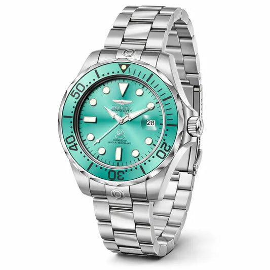 Invicta Men's 47mm Pro Diver Automatic Robin's Egg Blue Bracelet Watch
