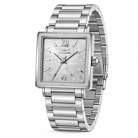 Invicta Women's 23mm Angel Quartz Square Brushed Dial Bracelet Watch