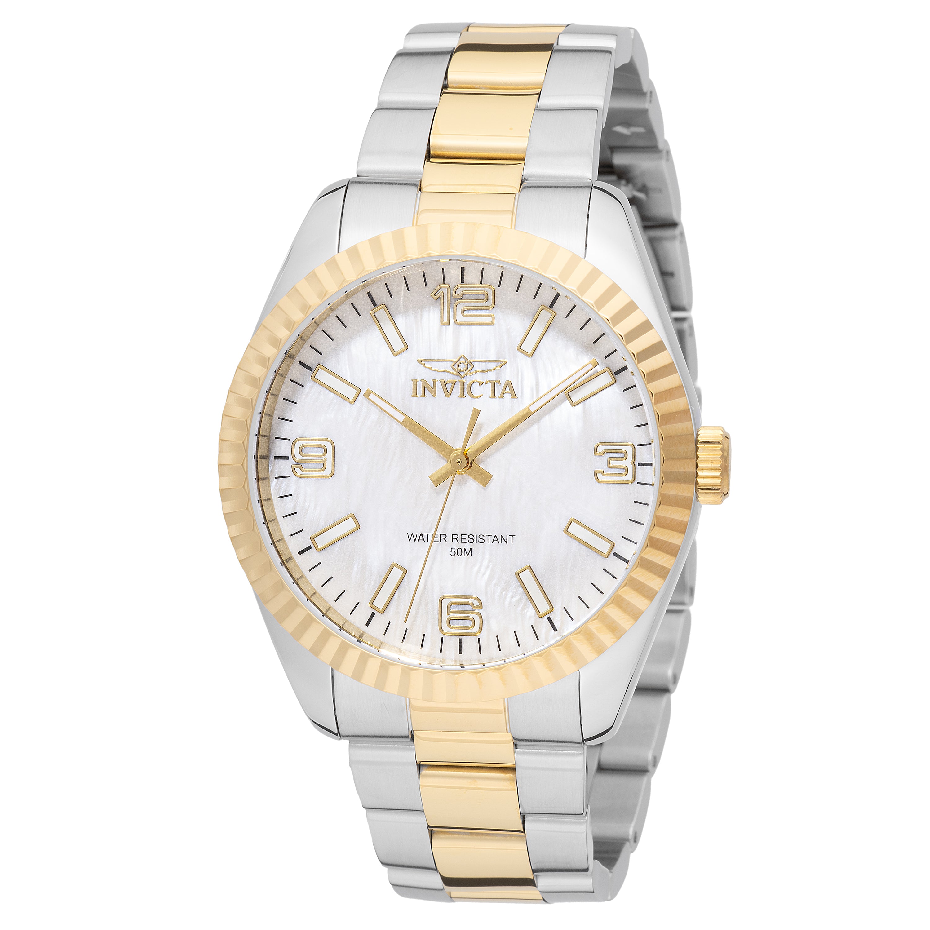 Invicta Men's 43mm Specialty Quartz Mother-of-Pearl Dial Bracelet