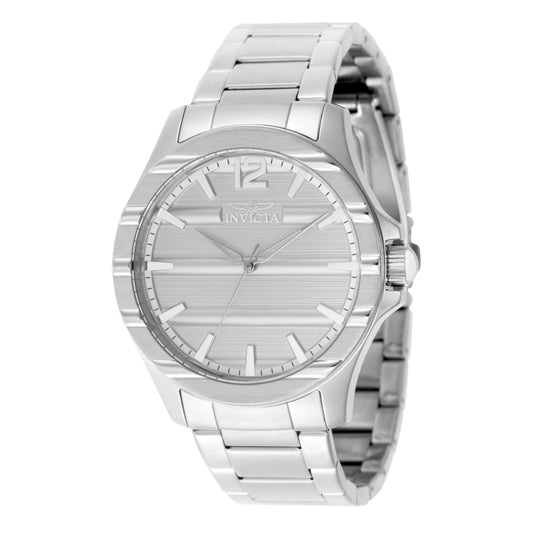 Invicta Men's 43mm Speedway Quartz Striped Dial Monochromatic Bracelet Watch