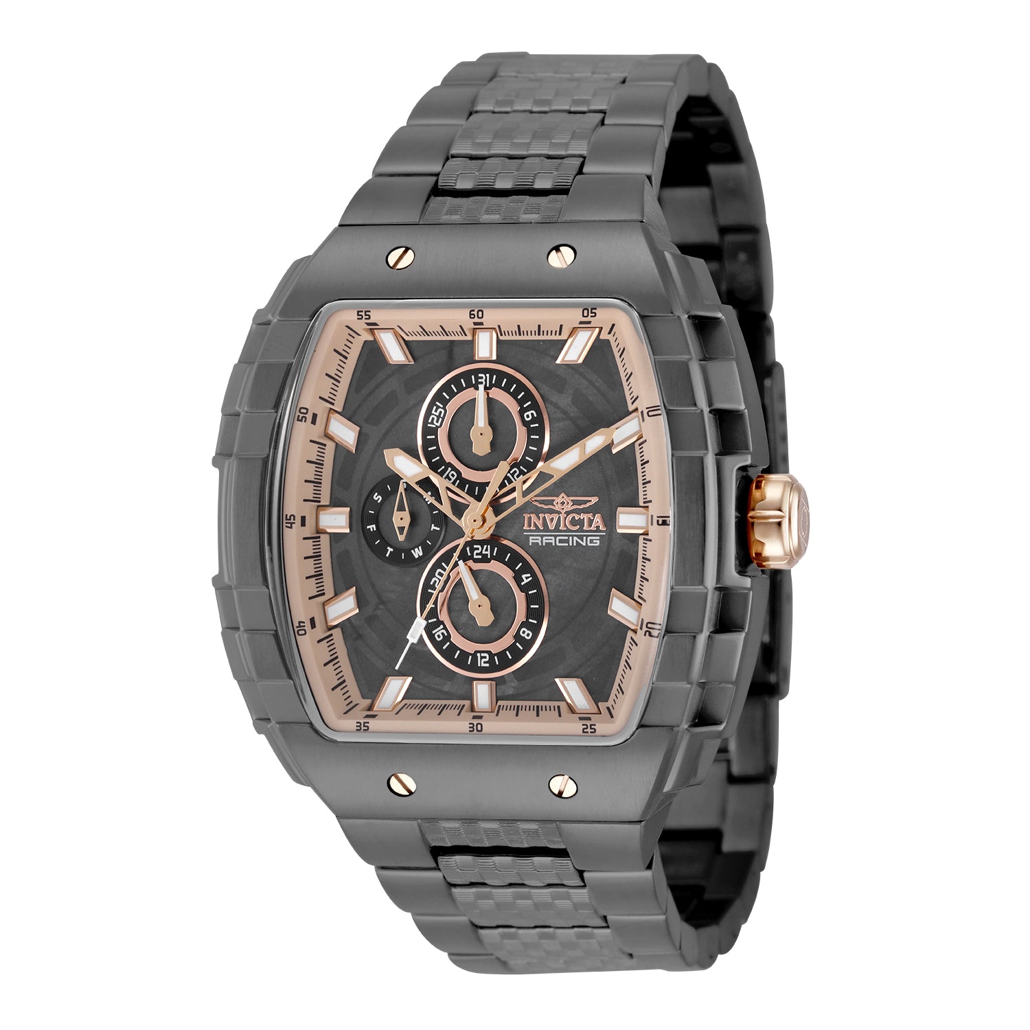 Invicta Men's 47mm S1 Rally Quartz Day & Date iSize Bracelet Watch