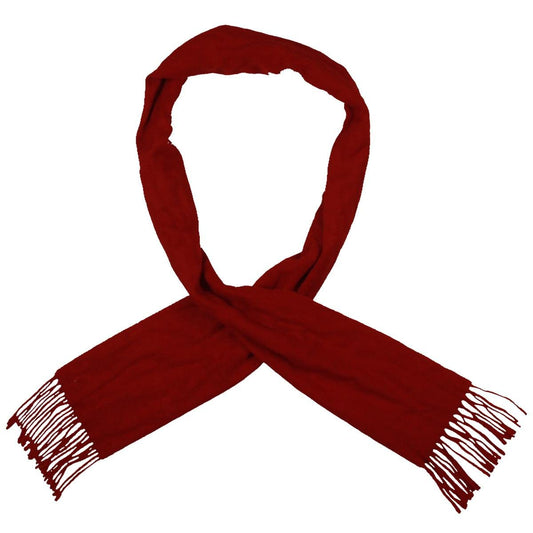 Steve Madden Womens Flannel Mid-Weight Muffler Scarf Red O/S