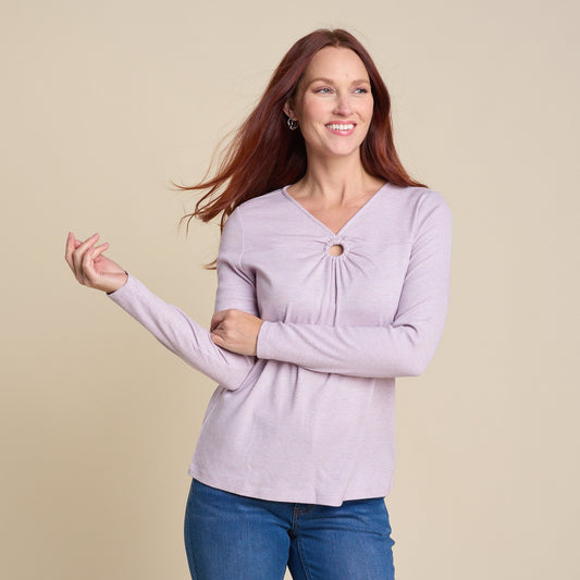 Christopher & Banks Waffle Knit Sparkle Tee