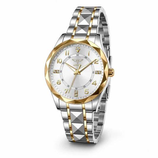 Invicta Men's 41mm Specialty Quartz Crystal Accented Faceted Bracelet Watch