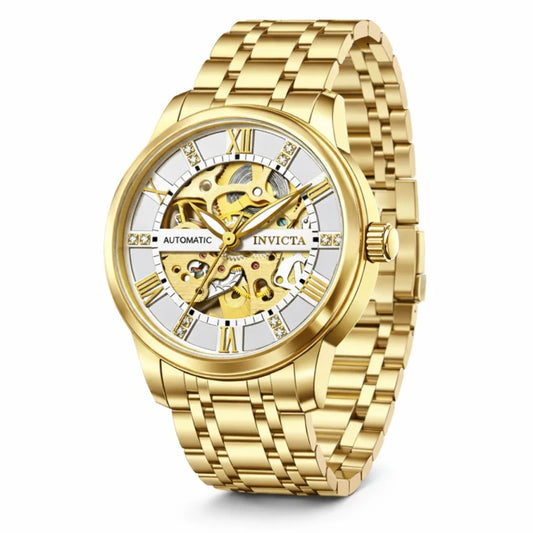 Invicta Men's 40mm Objet D'Art Automatic Skeletonized Dial Bracelet Watch