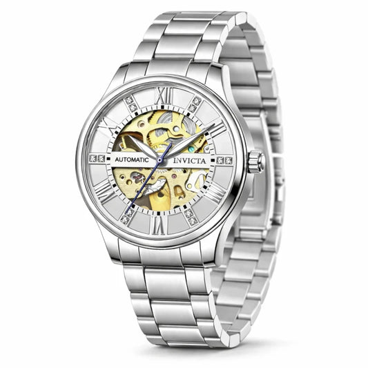 Invicta Men's 40mm Objet D'Art Automatic Skeletonized Dial Bracelet Watch