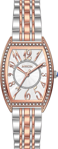 Invicta Women's 29mm Wildflower Quartz Crystal Accented Tonneau Bracelet Watch