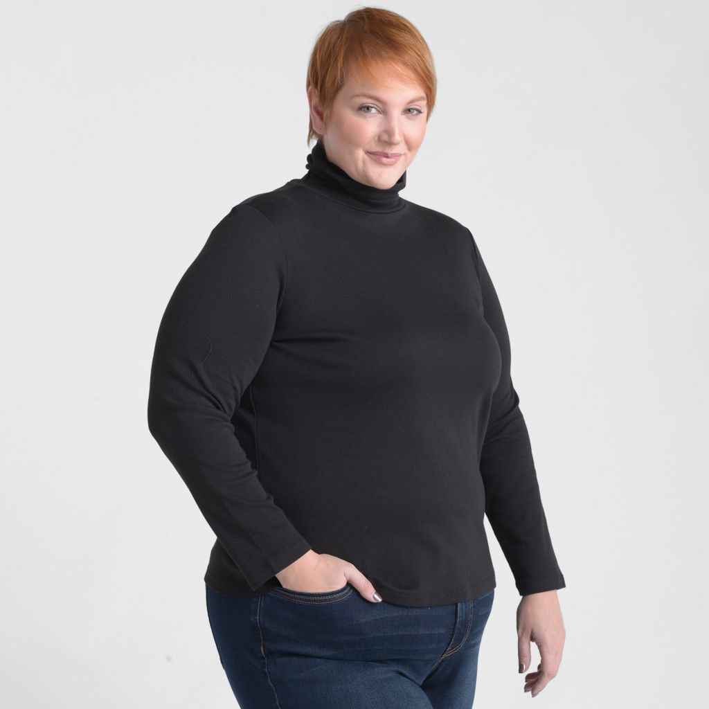 Christopher & Banks Long Sleeve Turtleneck Perfect Tee
