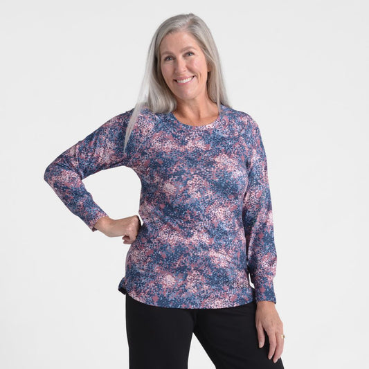 Christopher & Banks Relaxed Restyled Printed Raglan Sleeve Tee