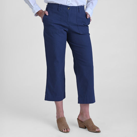 Christopher & Banks Relaxed Fit Wide Leg Crop Pant