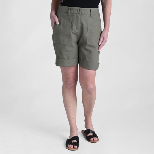 Christopher & Banks Relaxed Fit Canvas Short