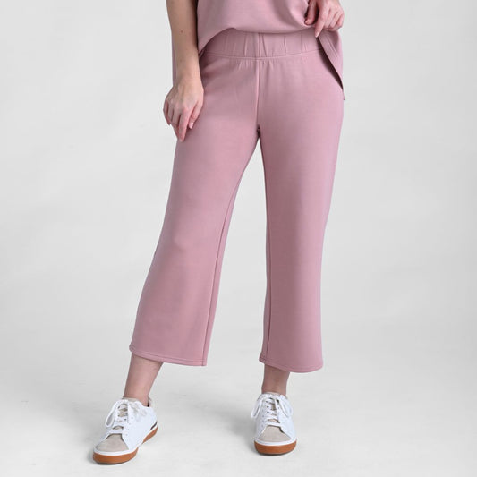 Christopher & Banks Relaxed Restyled Scuba Cropped Pant