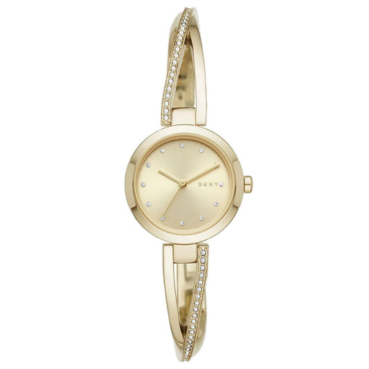 DKNY Women's Crosswalk Quartz Crystal Accented Bracelet Watch