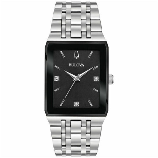 Bulova Men's Classic 42mm Quartz Diamond Accented Bracelet Watch