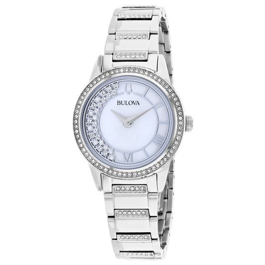 Bulova Women's TurnStyle 32mm Quartz Crystal Accented Bracelet Watch
