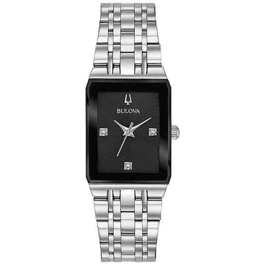Bulova Women's Quadra 20mm Swiss Quartz Bracelet Watch