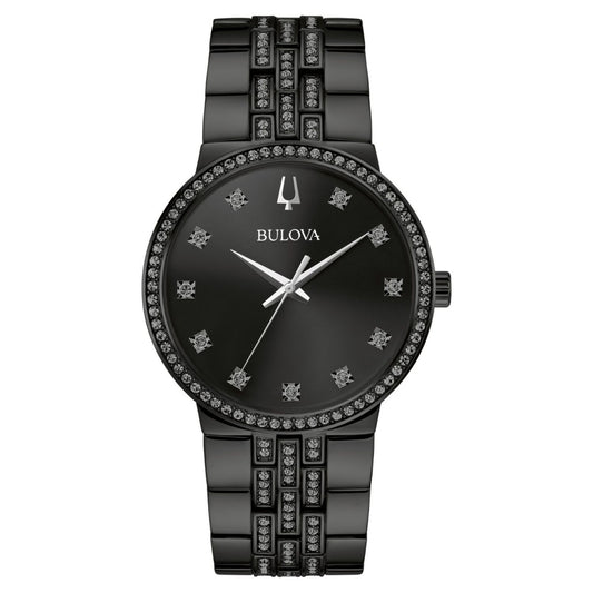 Bulova Men's Gemmed 40mm Quartz Bracelet Watch