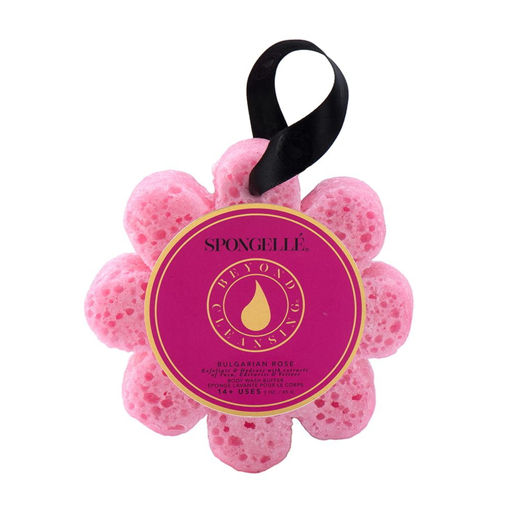 Spongellé Bulgarian Rose Boxed Flower & Body Wash Refill Set