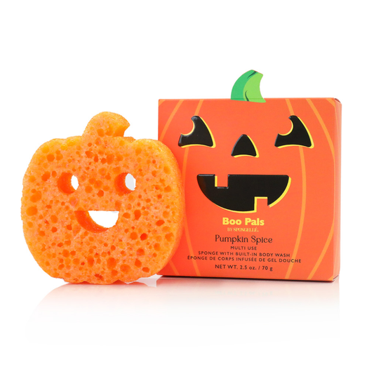 Spongellé Pumpkin Spice Pumpkin Boo Pals Body Wash Infused Buffer