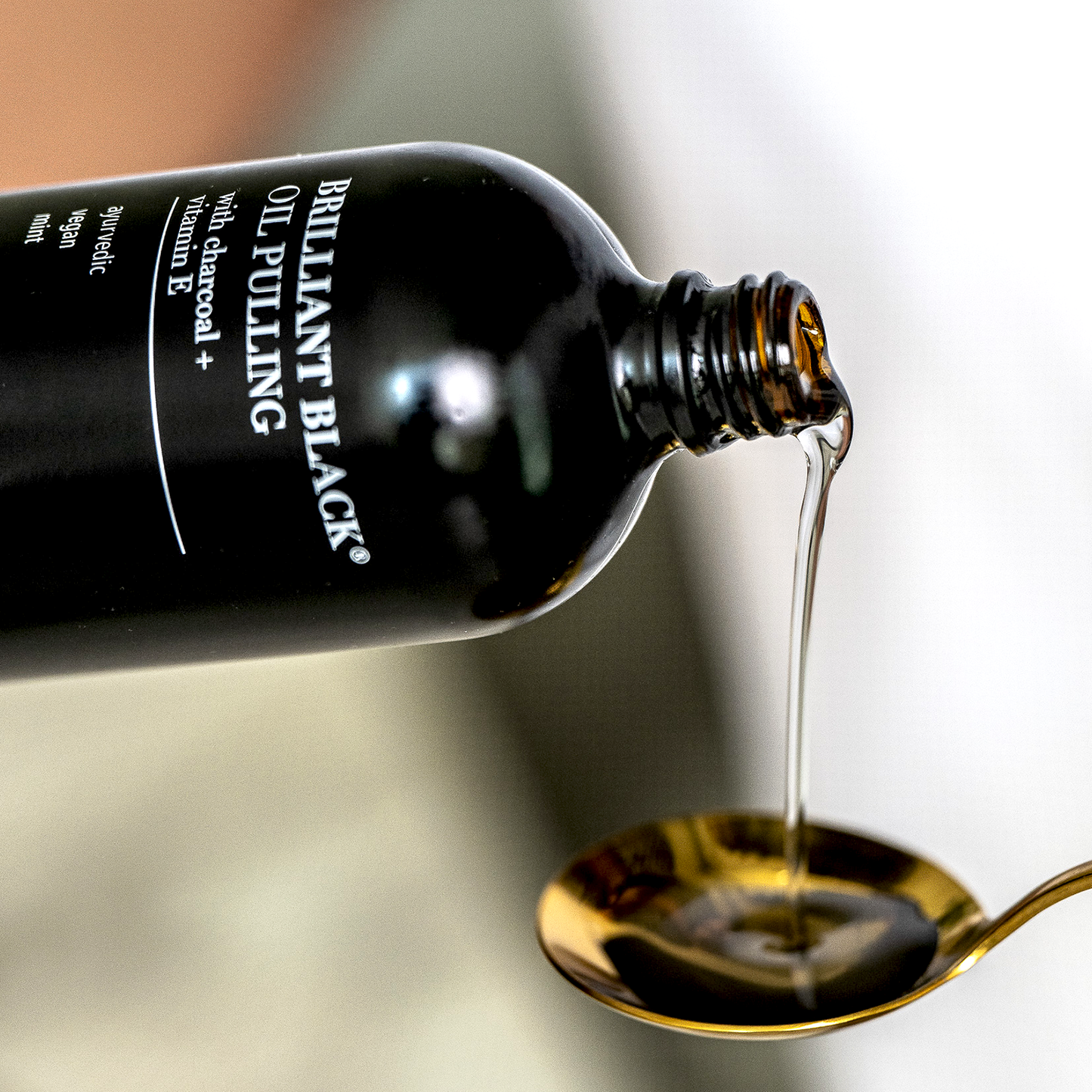 Terra & Co. Brilliant Black® Detox & Gum Health Oil Pulling Mouthwash