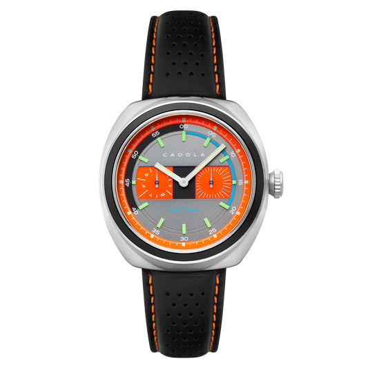 Cadola Men's 43mm Giulia Quartz Calendar Leather Strap Watch