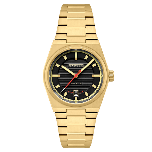 Cadola Men's 41mm Lydden Hill Automatic Goldtone Bracelet Watch