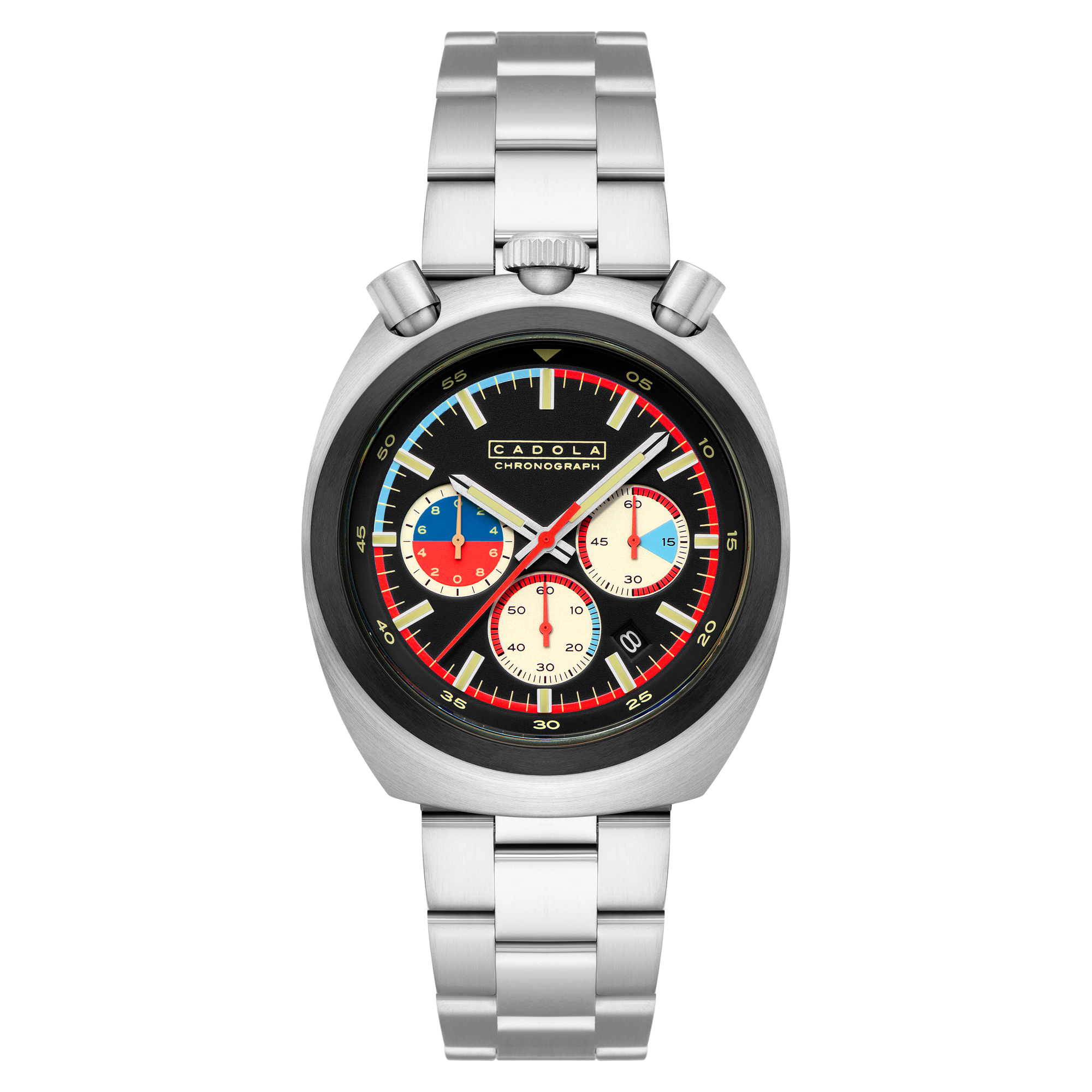 Cadola Men's 42mm Testa Di Toro Quartz Chronograph Bracelet Watch
