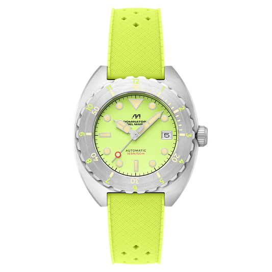 Dominatore Del Mare Men's 44mm Amalfi Automatic Silicone Strap Watch