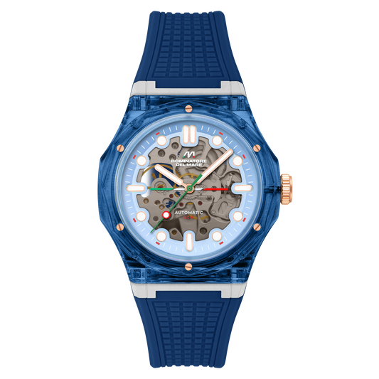 Dominatore Del Mare Men's 45mm Ravello Automatic Silicone Strap Watch