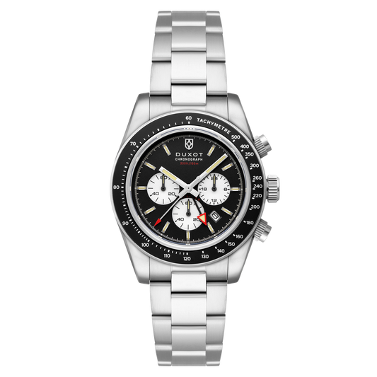 Duxot Men's 39mm Vitesse Quartz Chronograph Dual Time Bracelet Watch