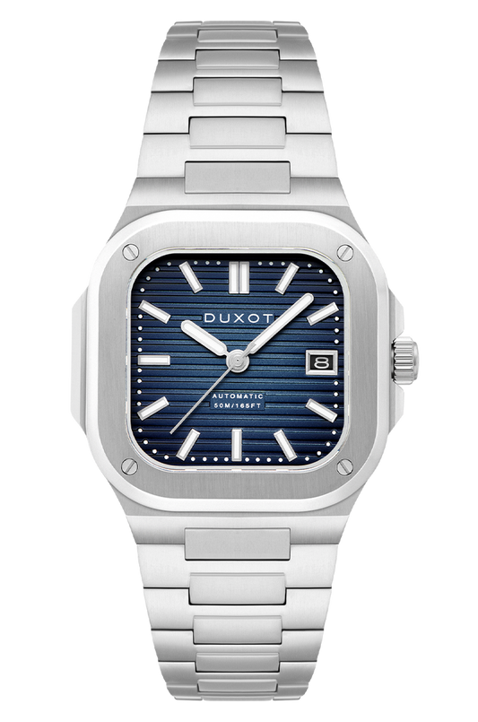 Duxot Men's 42mm Quadrata Automatic Bracelet Watch