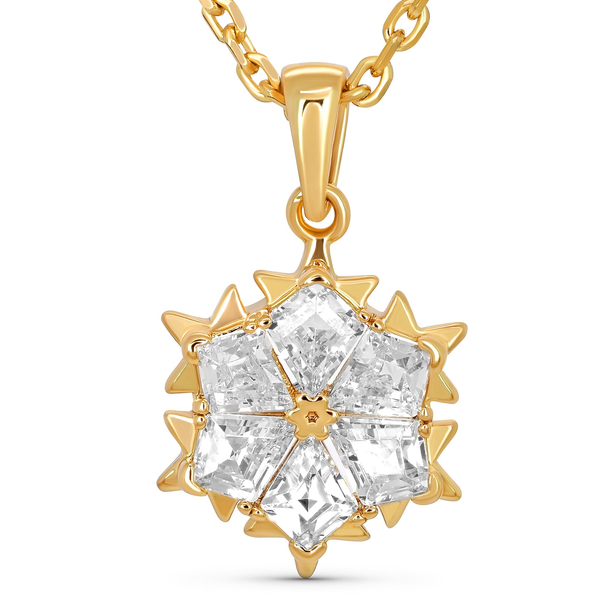TRYNDI 18K Gold Plated 