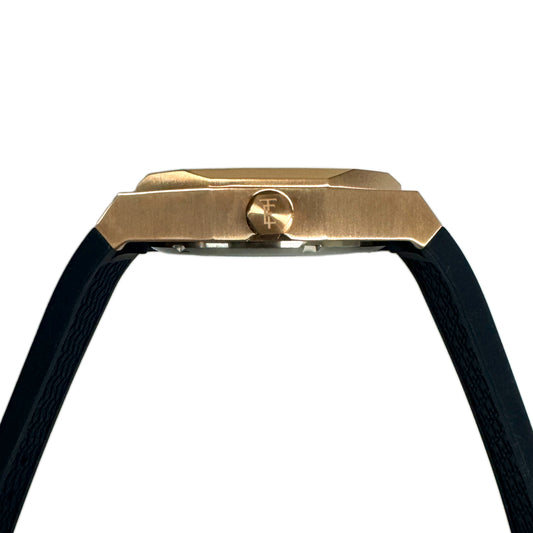 Thomas Earnshaw Men's 42mm Drake Automatic Skeletonize Dial Silicone Strap Watch