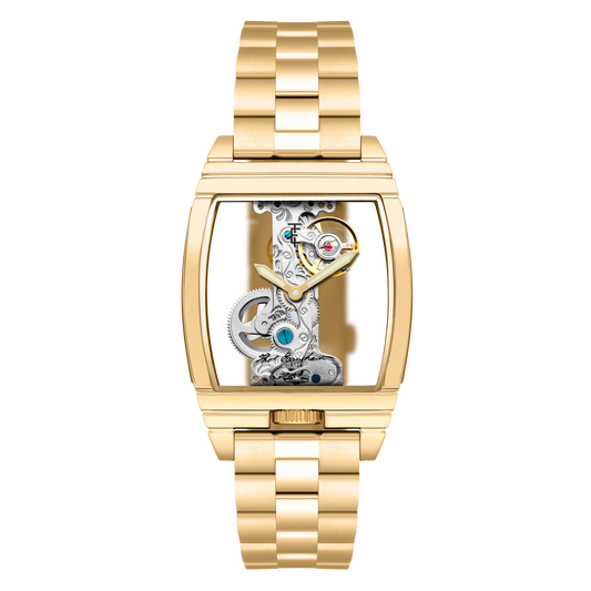 Thomas Earnshaw Men's 36mm Wolver Bridge Mechanical Barrel Case Bracelet Watch