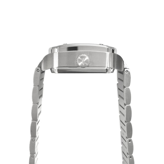 Thomas Earnshaw Men's 36mm Lennox Automatic Skeletonized Square Bracelet Watch