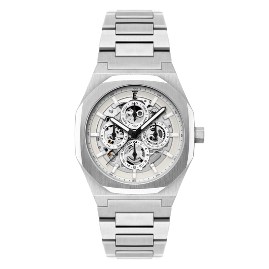 Thomas Earnshaw Men's 42mm Drake Automatic Triple Calendar Bracelet Watch