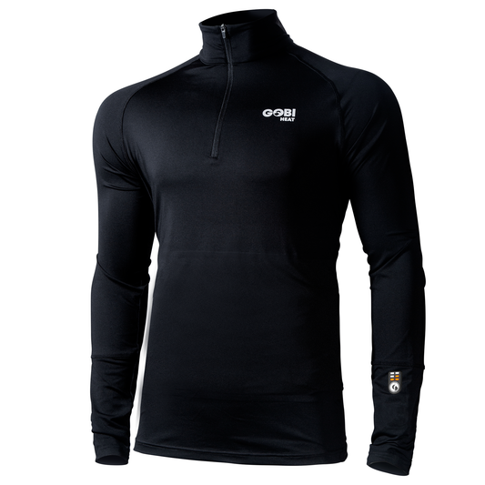 Gobi Heat Men's FlexCore Heated Base Layer Shirt with Dual Control