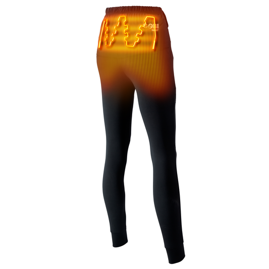 Gobi Heat Women's FlexCore Heated Base Layer Pants with Dual Control
