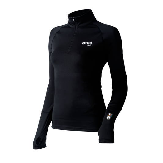 Gobi Heat Women's FlexCore Heated Base Layer Shirt with Dual Control