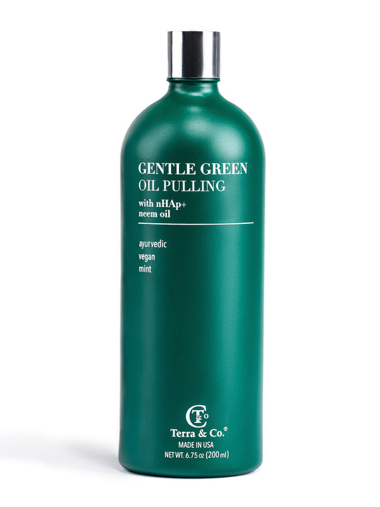 Terra & Co. Gentle Green Enamel Support & Gum Health Oil Pulling Mouthwash