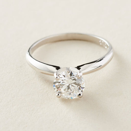 Peace Jewelers 14K Gold 1.00ctw Solitaire Lab-Grown Diamond Ring