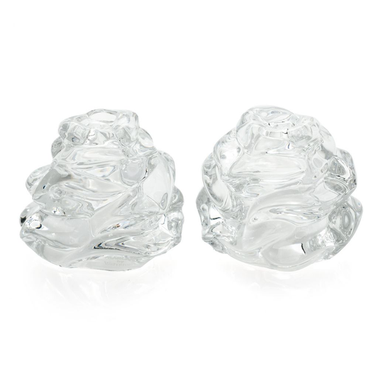 Marquis by Waterford Rose 2.5" Crystal Salt Pepper Shaker Set