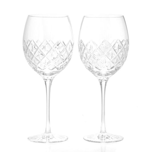 Waterford Crystal Astor 18oz Set of 2 Wine Goblets